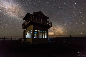 The Milky Way Over Lava Butte Fire Lookout