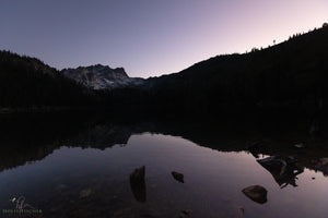 Twilight at Sardine Lake, the Sierra Buttes