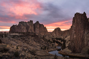 Brilliant Sunset at Smith Rock